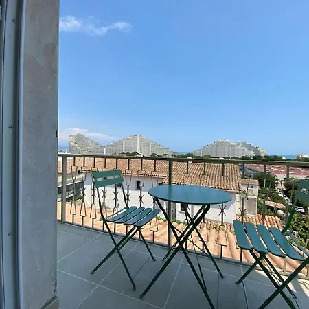 06ak2 - Modern Cap Marina With Sea View Apartment Villeneuve-Loubet