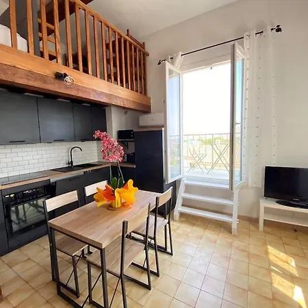 06ak2 - Modern Cap Marina With Sea View Apartment Villeneuve-Loubet