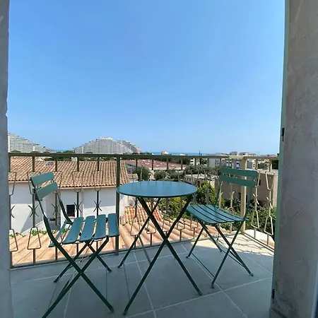 06ak2 - Modern Cap Marina With Sea View Apartment Villeneuve-Loubet