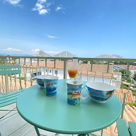 Apartment 06ak2 - Modern Cap Marina With Sea View *